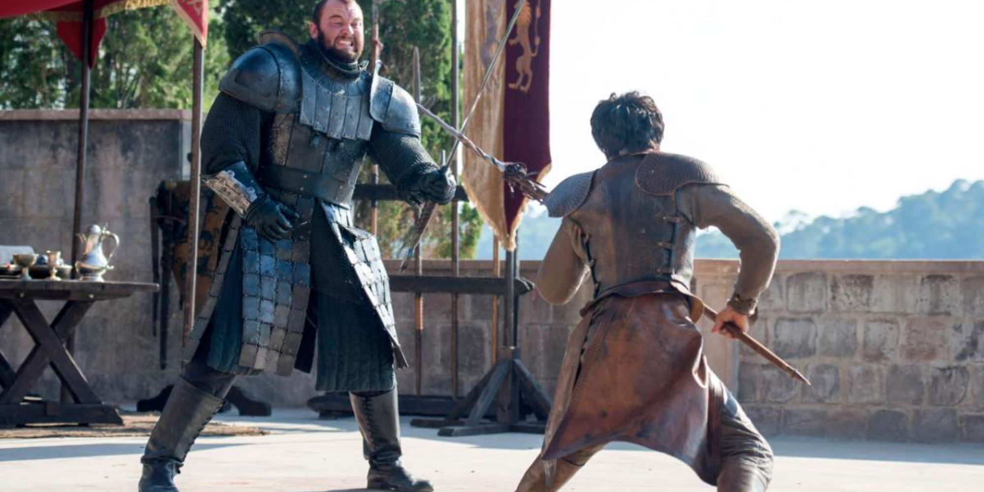 The Mountain and the Viper face off in Game of Thrones