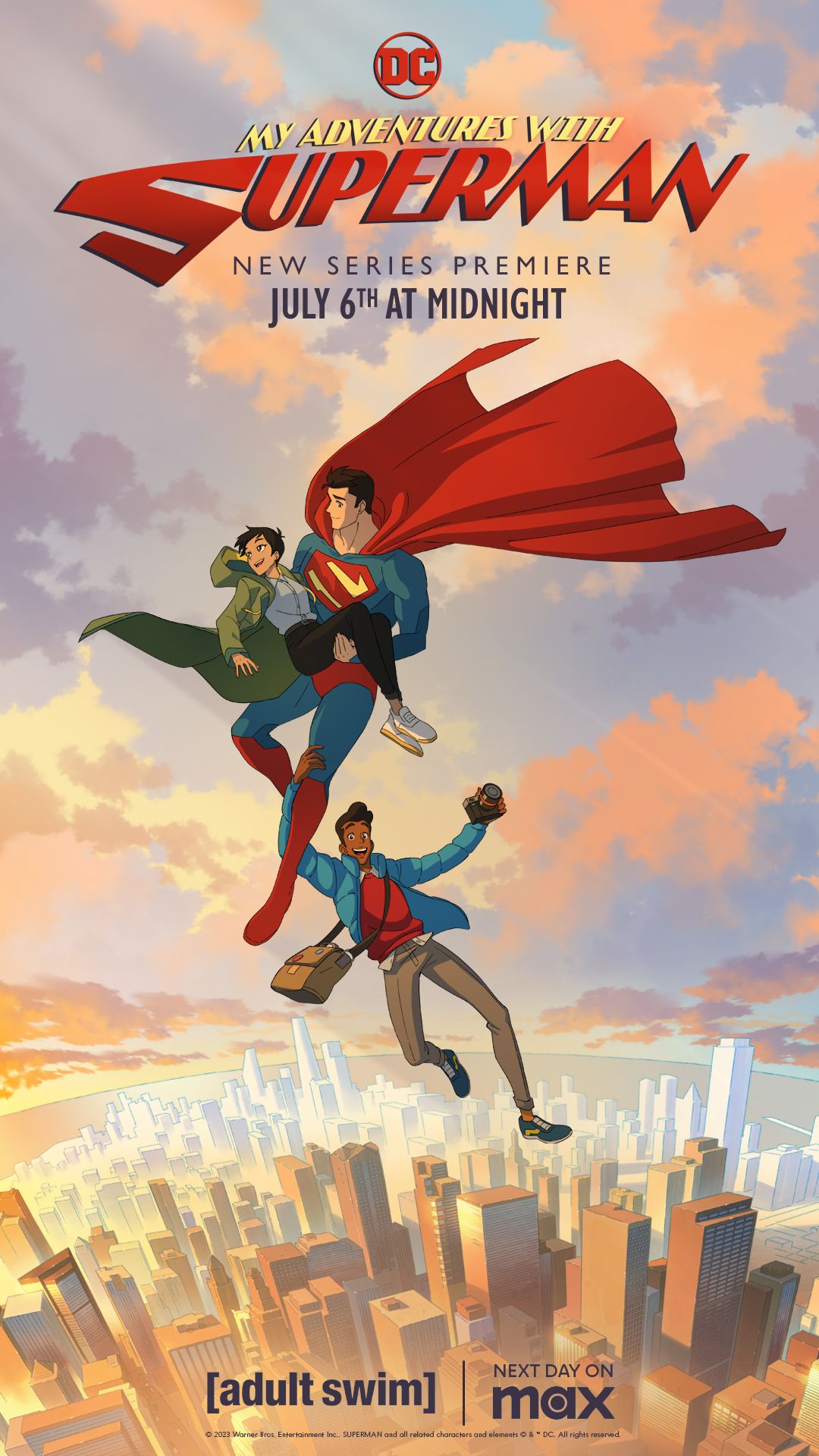 Poster for the TV show My Adventures with Superman