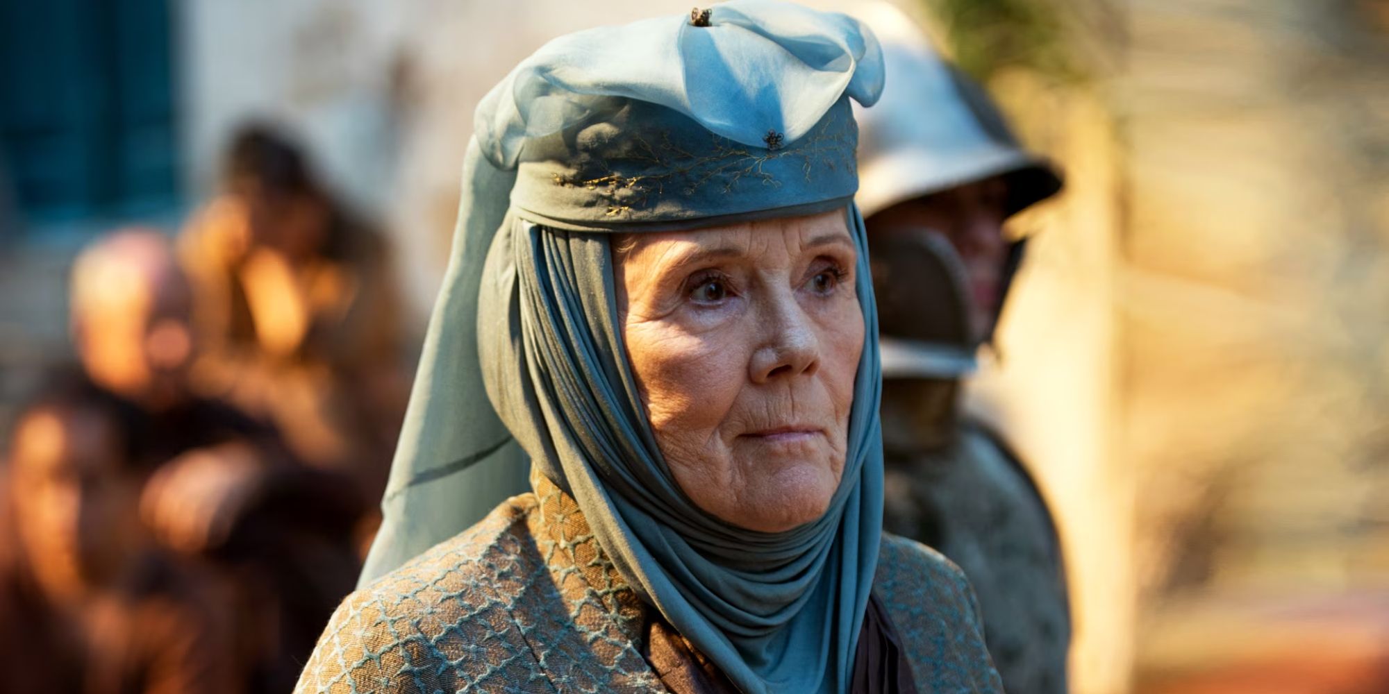 Dame Diana Rigg as Olenna Tyrell in Game of Thrones