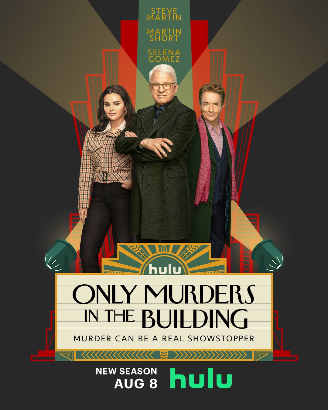 affiche de la saison 3 du seul meurtre dans le bâtiment