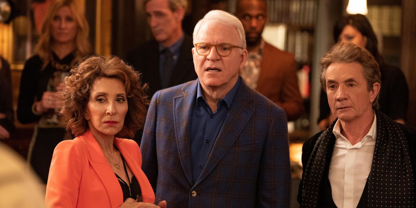 Andrea Martin, Steve Martin, and Martin Short in Only Murders in the Building Season 3 