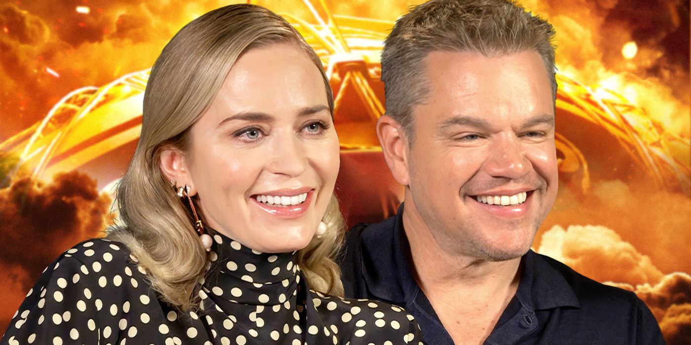 Oppenheimer' stars Matt Damon, Emily Blunt on being neighbors and the one  thing they'll never do together