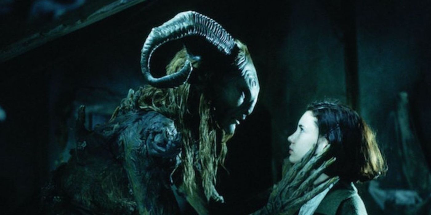 The faun talking to ofelia in Pan's Labyrinth