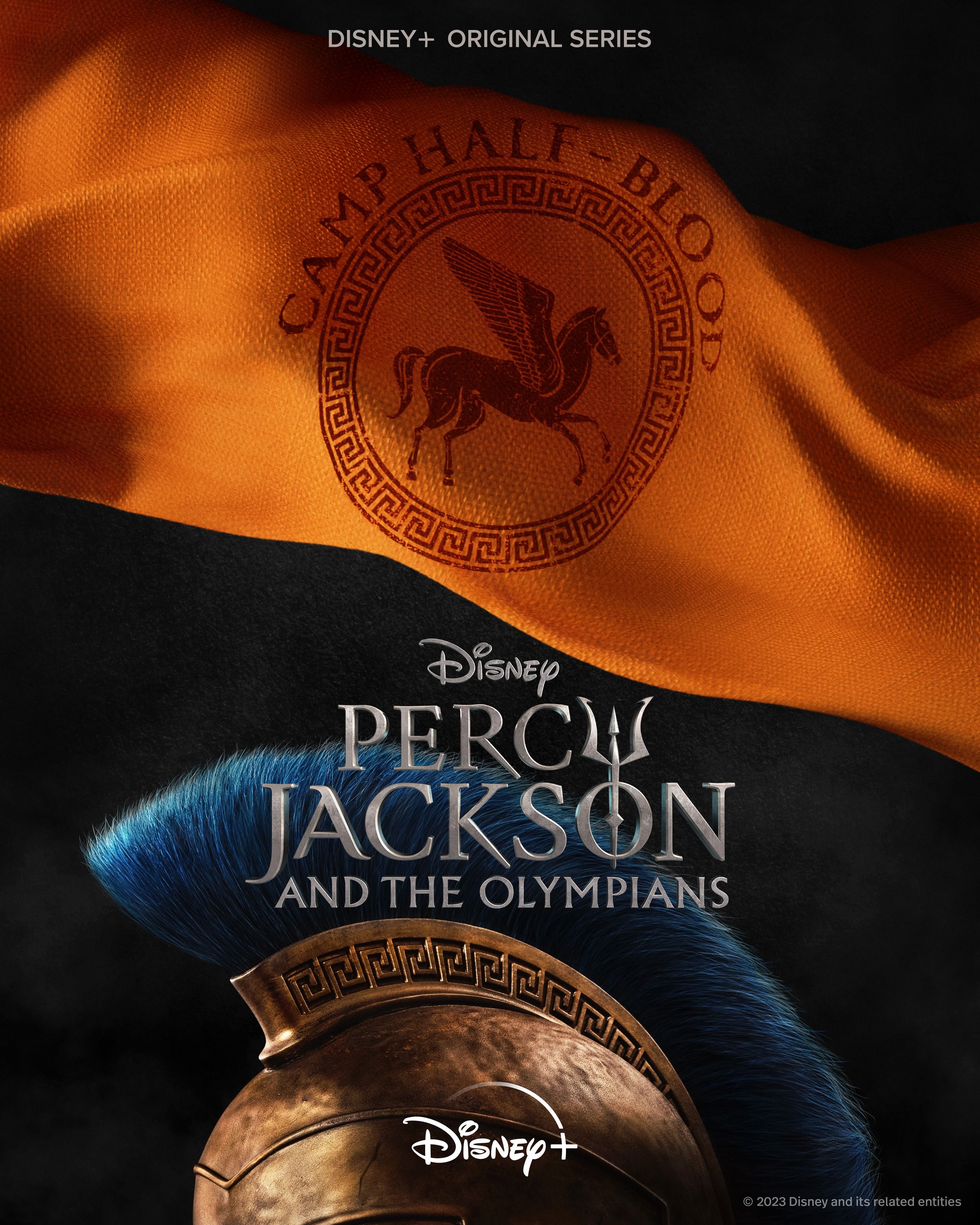 The first official poster for Disney+'s Percy Jackson and the Olympians