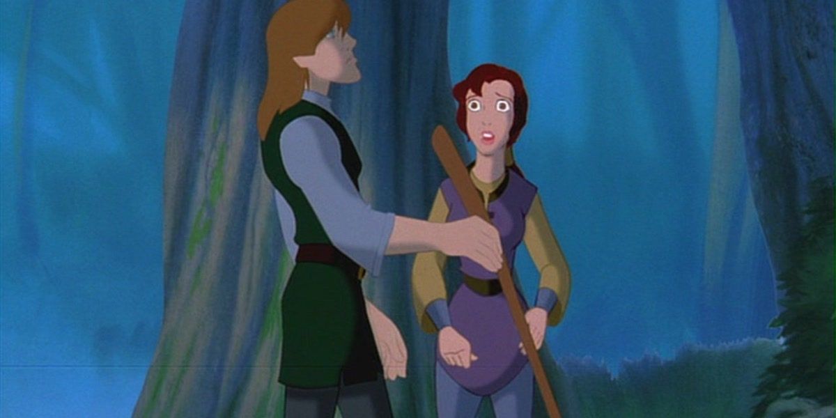 Garrett and Kayley in Quest for Camelot
