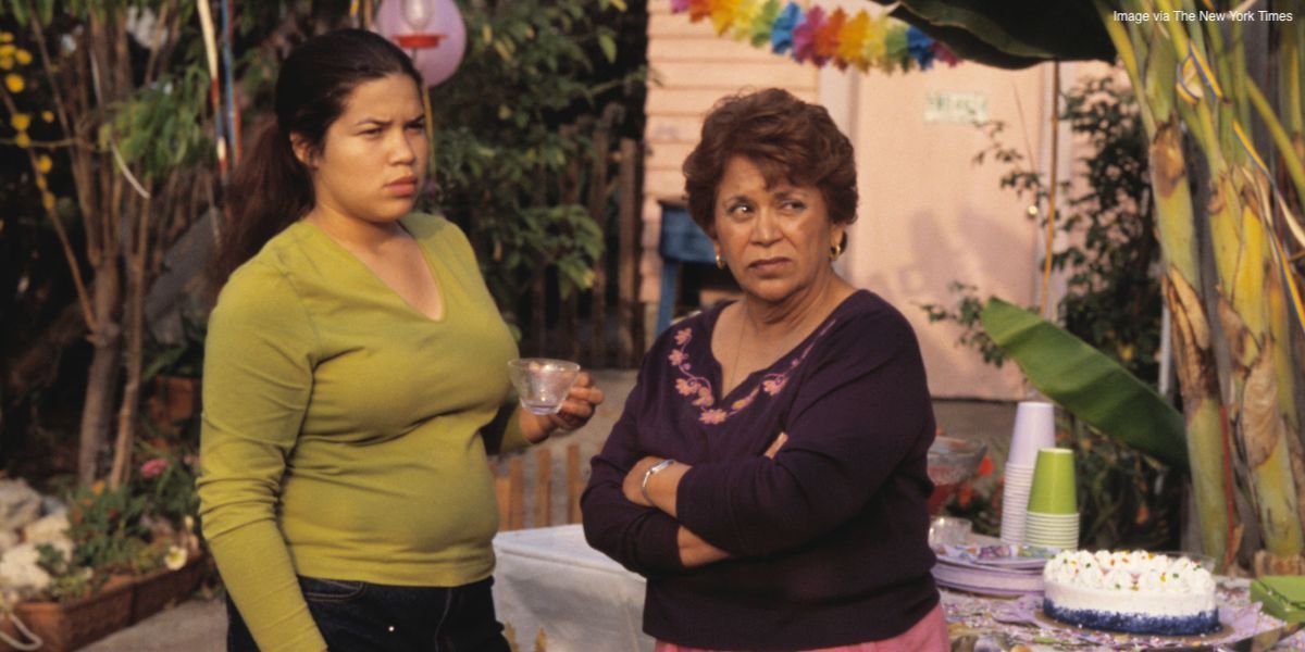 America Ferrera and Lupe Ontiveros in Real Women Have Curves