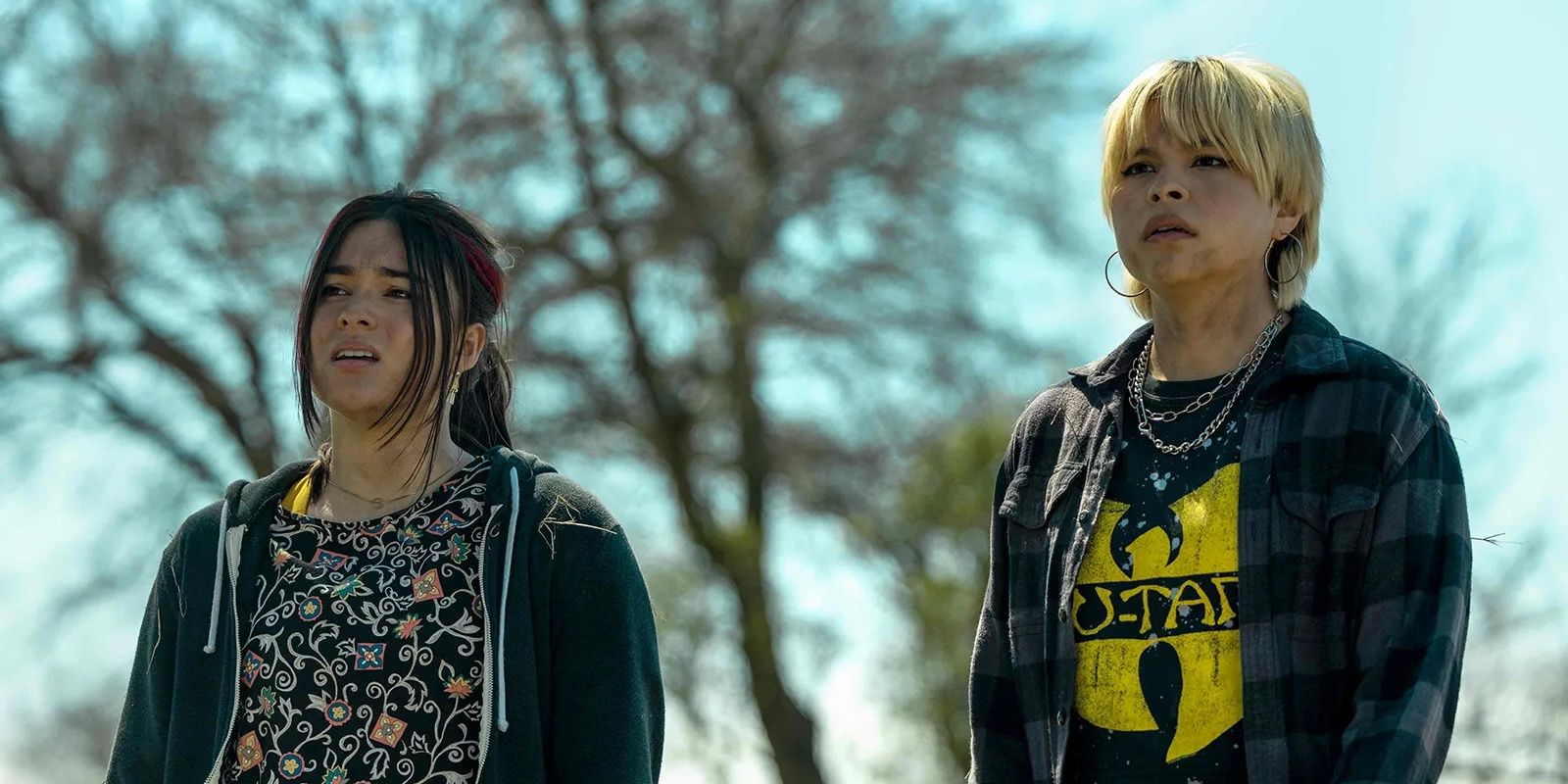 Devery Jacobs and Elva Guerra in Reservation Dogs