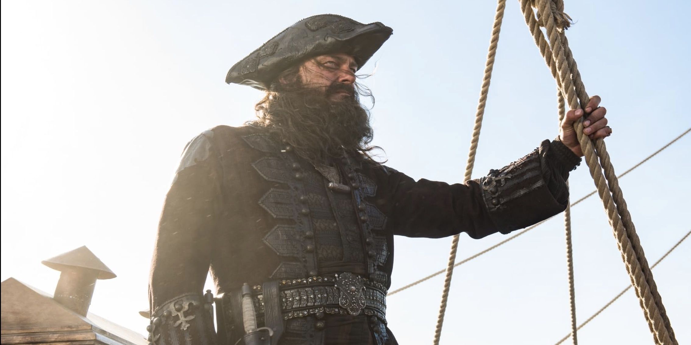 Ray Stevenson as Blackbeard in Black Sails