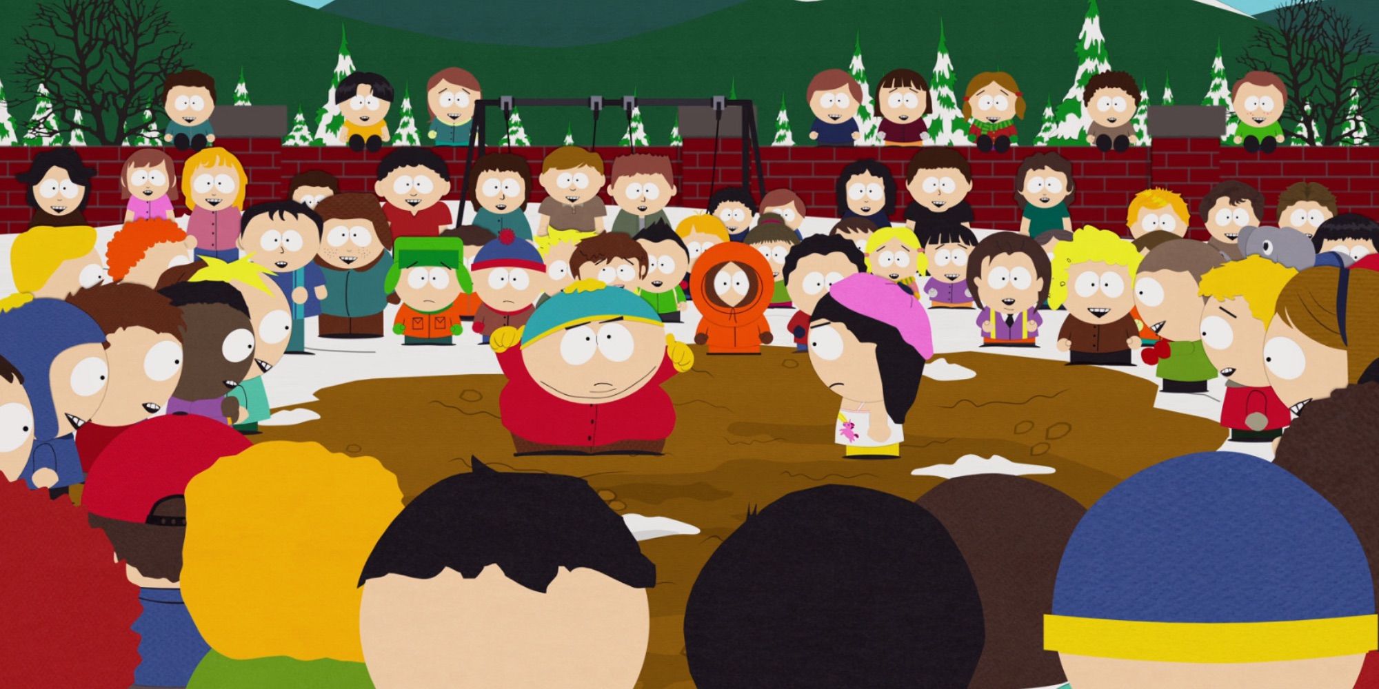 Wendy prepares to fight Cartman in 'Breast Cancer Show Ever' (South Park)