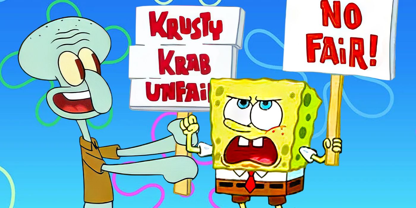 When SpongeBob SquarePants Went on Strike and Destroyed the Krusty Krab