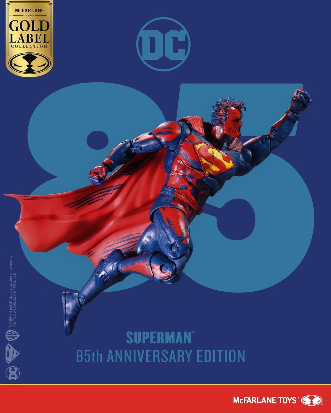 Superman Celebrates 85th Anniversary With New McFarlane Toys Action Figure