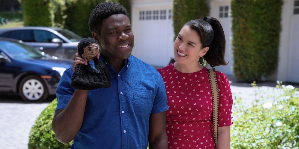 Sam Richardson et Zoe Chao dans The Afterparty S2 Ep1