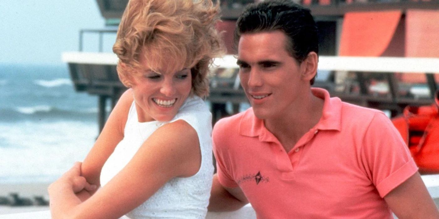 Matt Dillon and Janet Jones in The Flamingo Kid