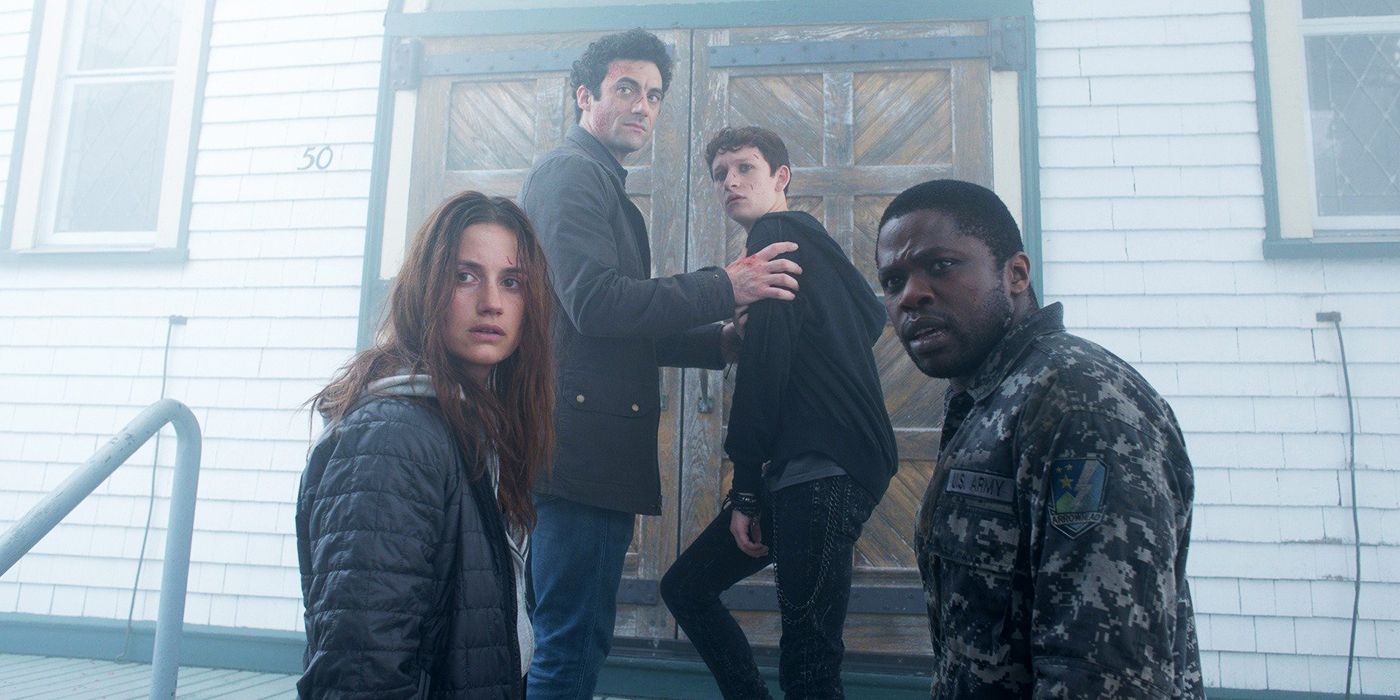 The cast of The Mist TV series