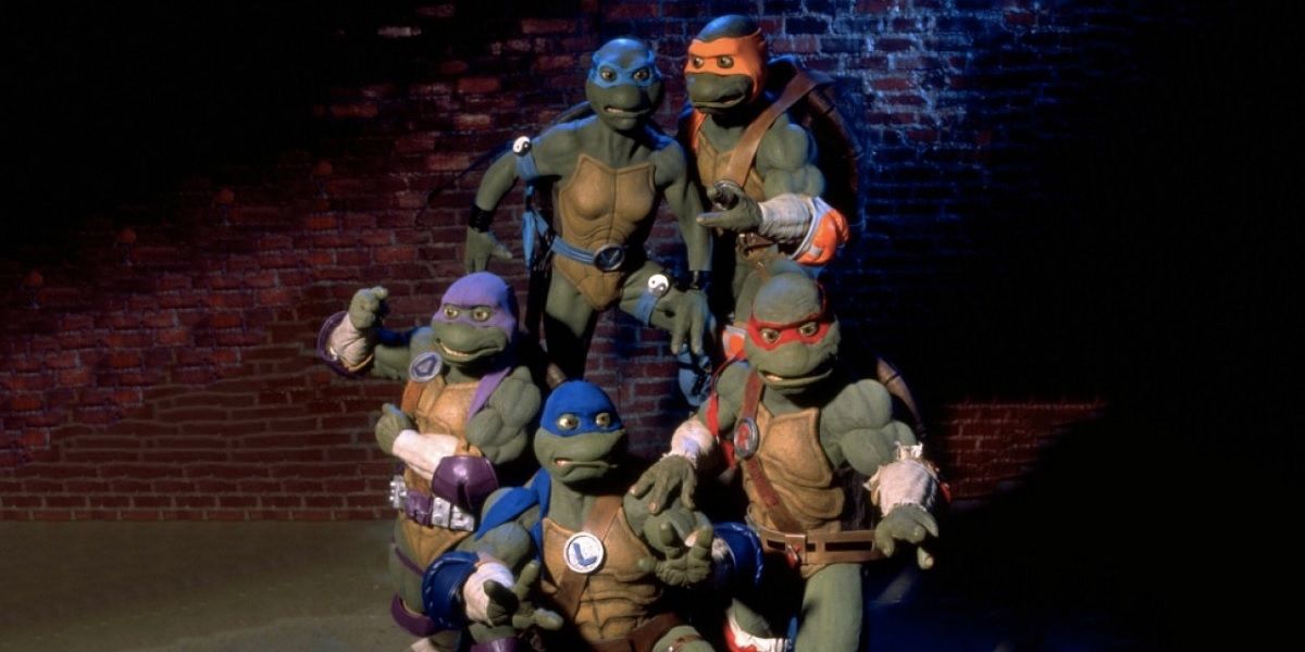 Leonardo, Donatello, Raphael, Michelangelo and Venus de Milo from 'Ninja Turtles: The Next Mutation'