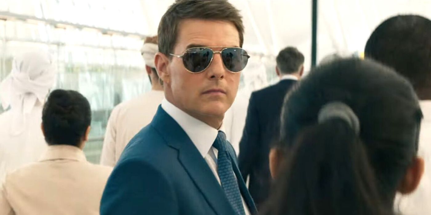 Tom Cruise dans le rôle d'Ethan Hunt dans Mission : Impossible - Dead Reckoning Part One