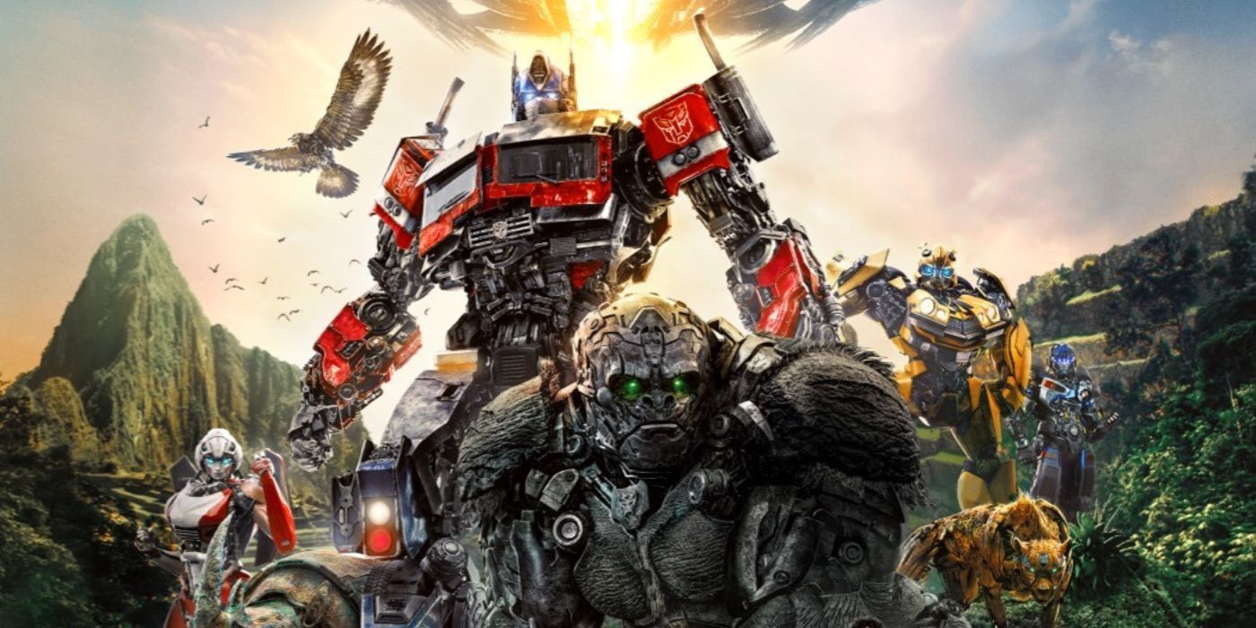 The poster for Transformers: Rise of the Beasts