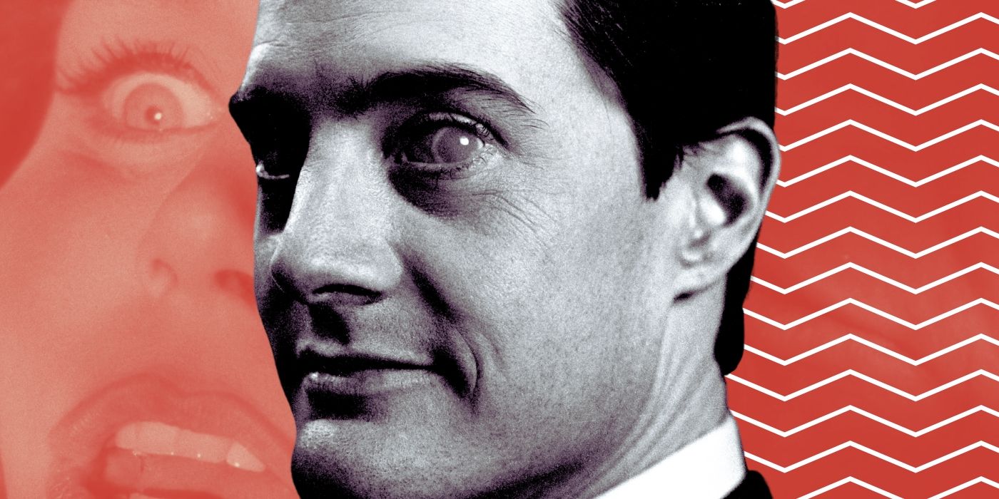 A custom image of Kyle MacLachlan from Twin Peaks with a still from Experiment in Terror in the background