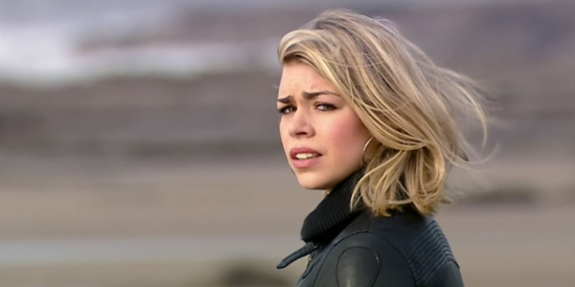 Billie Piper as Rose Tyler in 'Doomsday' episode of Doctor Who