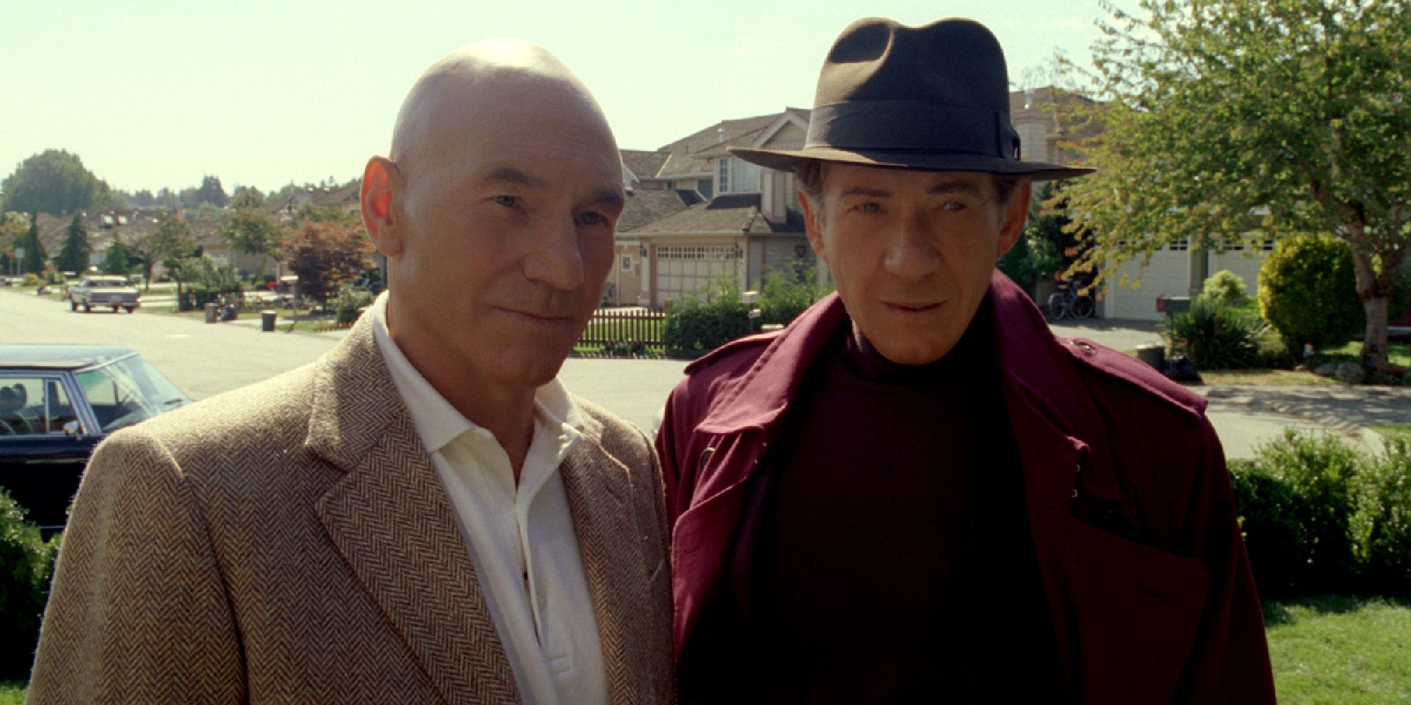 Young Charles and Magneto standing on a street in X-Men_ The Last Stand - 2006