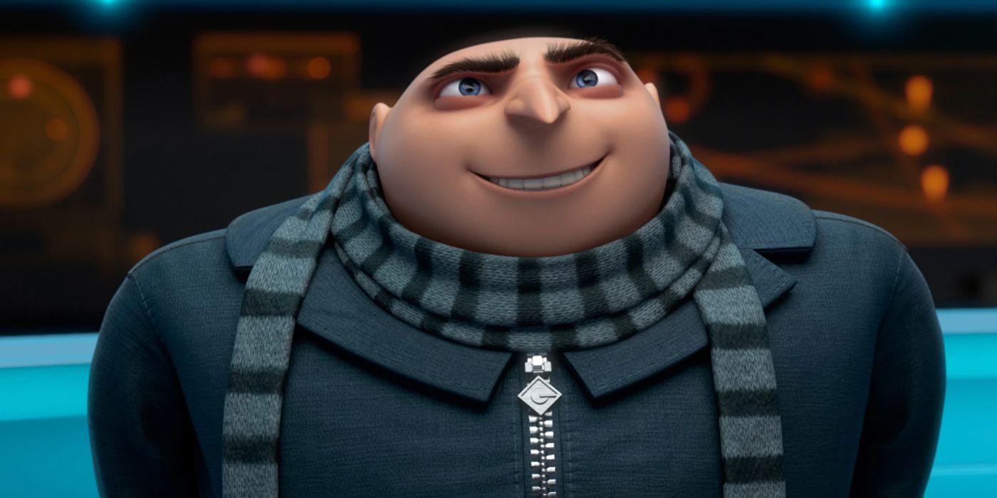 Gru ready to carry out one of his evil plans.