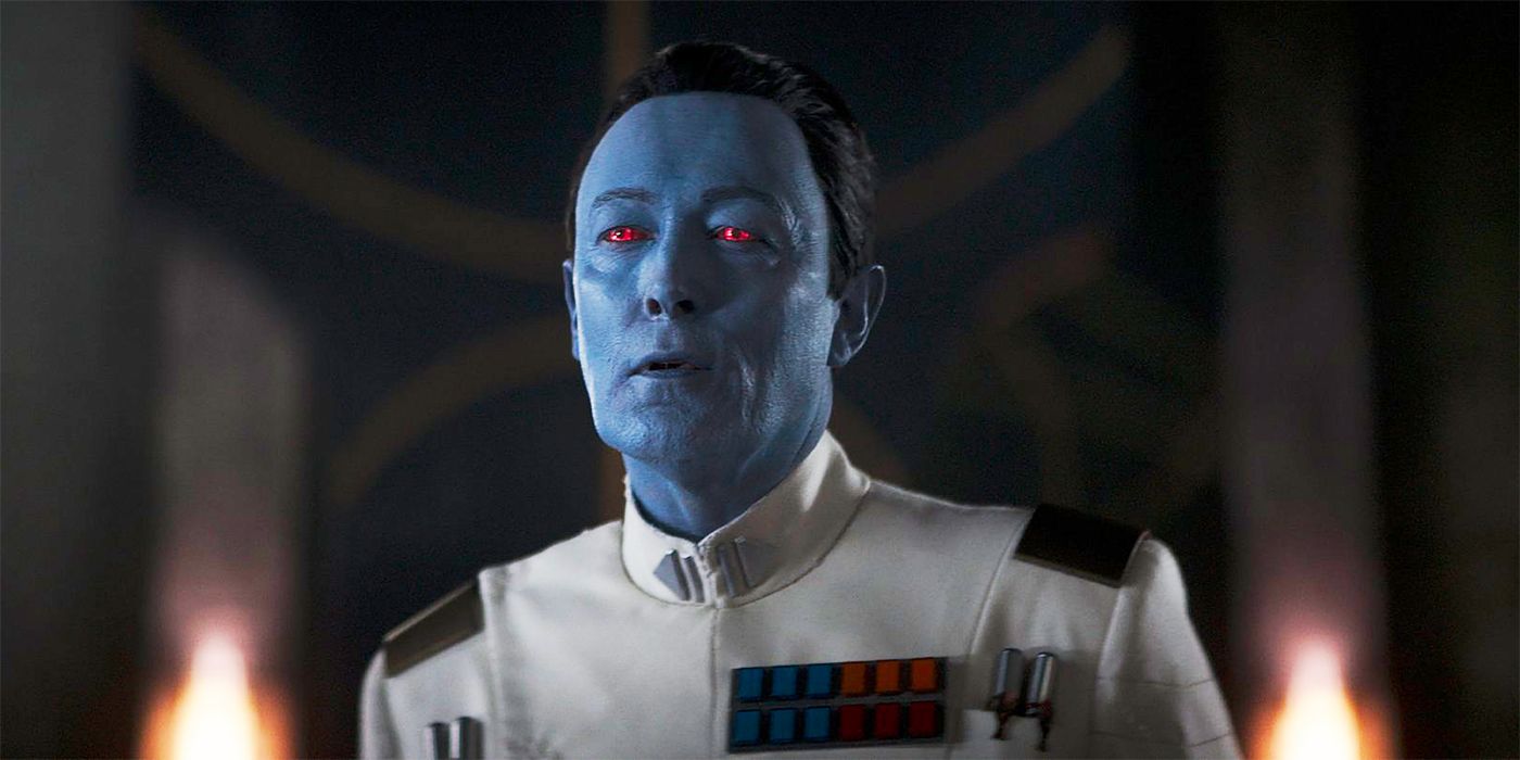 Lars Mikkelsen as Thrawn in Ahsoka