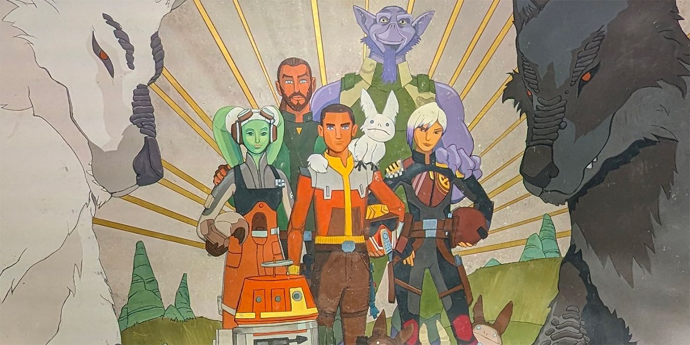 The mural in Lothal from Ahsoka
