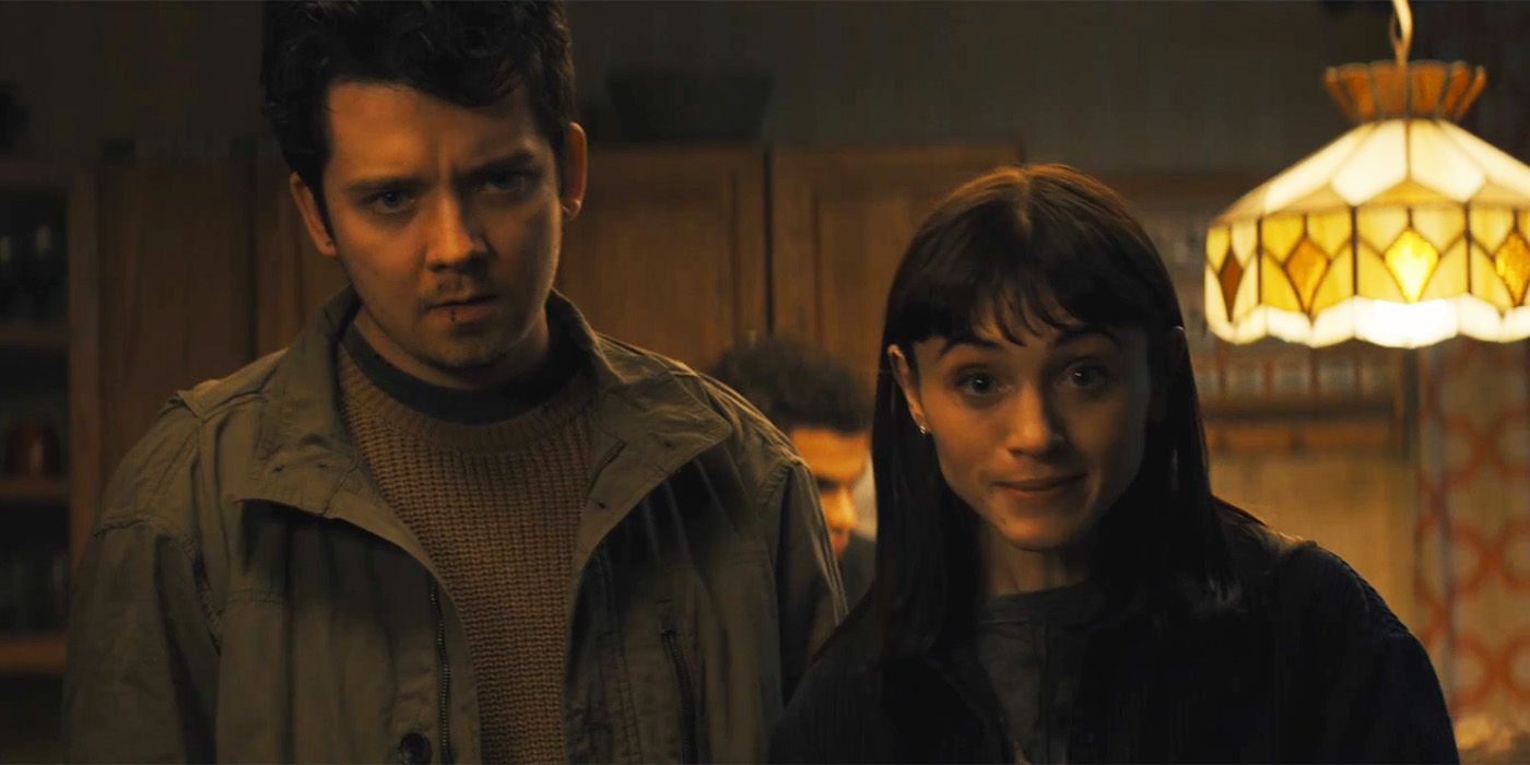 Asa Butterfield and Natalia Dyer in All Fun and Games