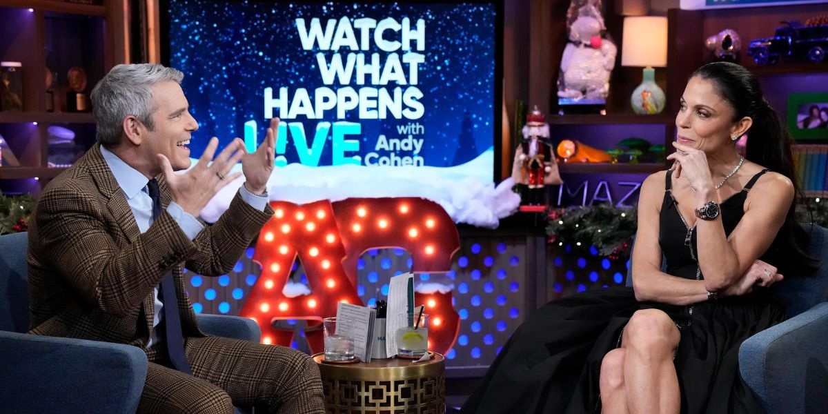 Andy Cohen and Bethenny Frankel WWHL