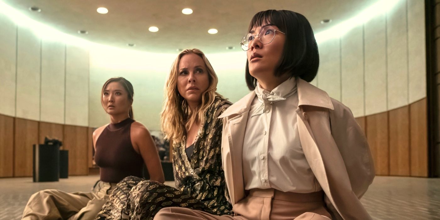 Ali Wong, Maria Bello, and Ashley Park in Beef