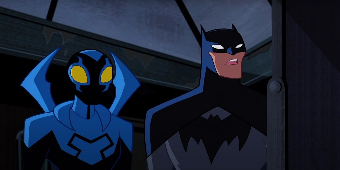 Blue Beetle and Batman in Justice League Action