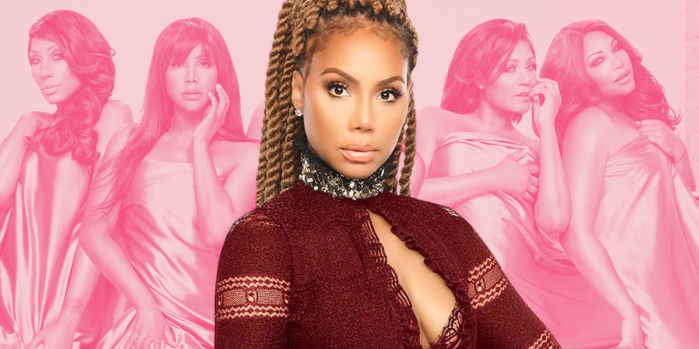 Tamar Braxton and her sisters pose for the promotional photo of 
