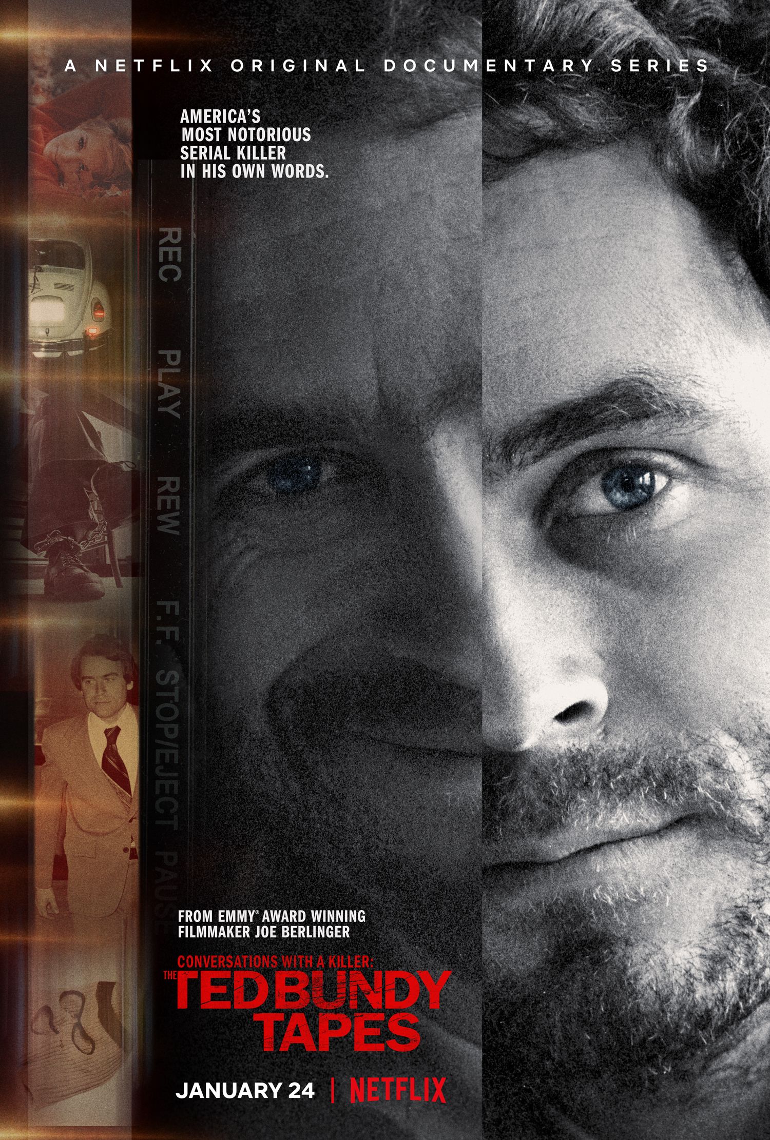 Conversations with a Killer The Ted Bundy Tapes Netflix Poster