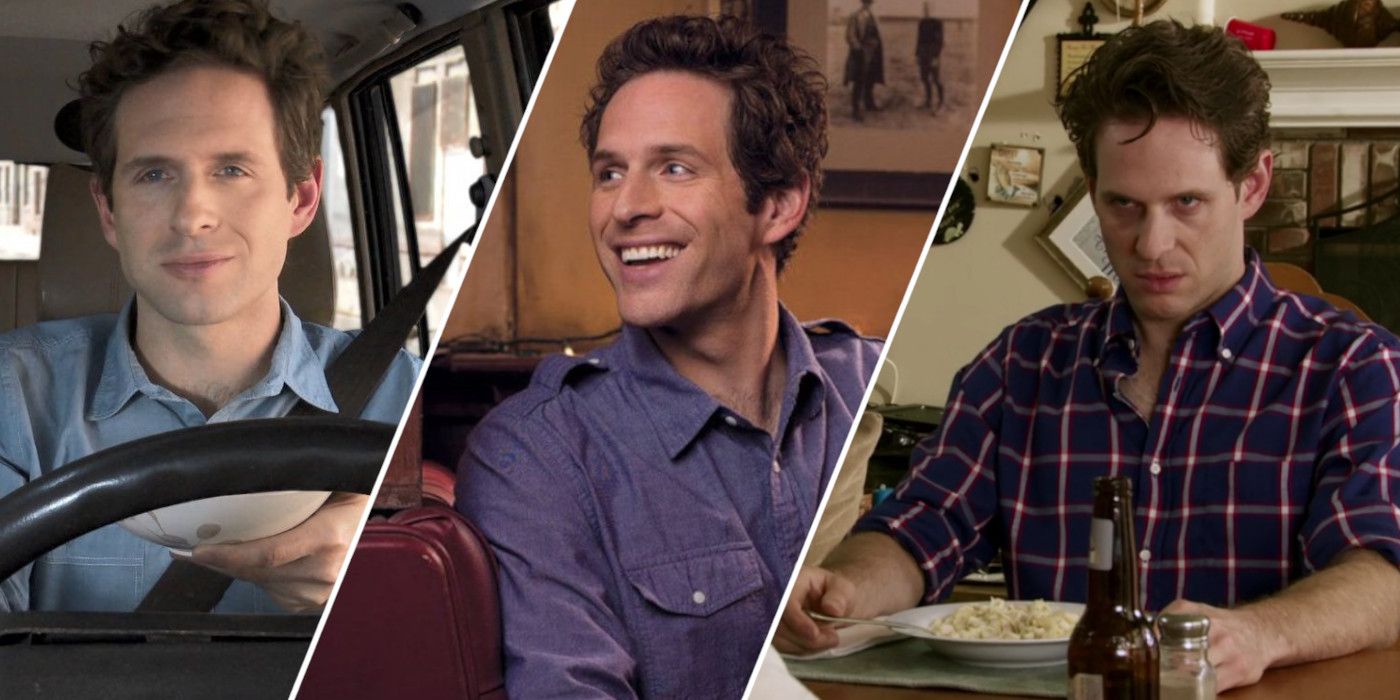 A triptych header of images of Dennis (Glenn Howerton) from 'It's Always Sunny in Philadelphia'.