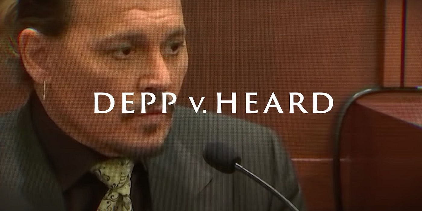 Title card for Depp v. Heard Netflix