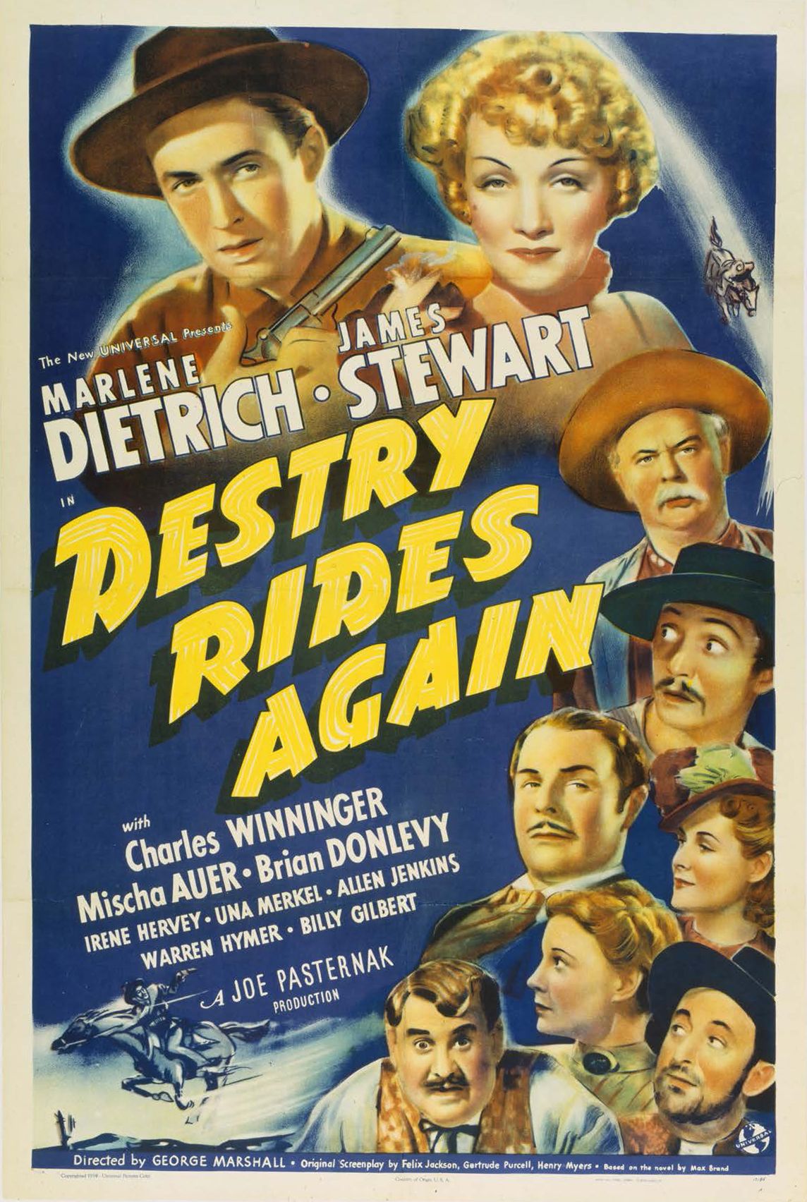 Destry Rides Again Film Poster