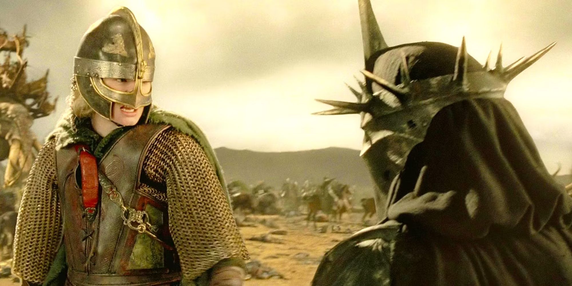 Eowyn and the Witch King from Lord of the Rings The Return of the King