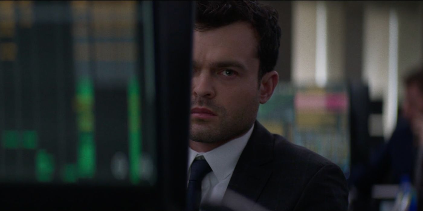 Alden Ehrenreich as Luke in Fair Play