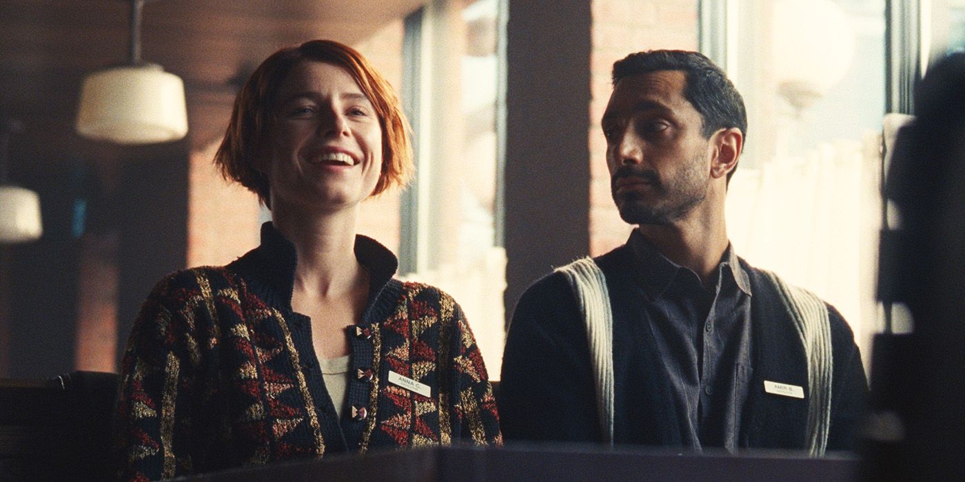 Riz Ahmed and Jessie Buckley in Fingernails