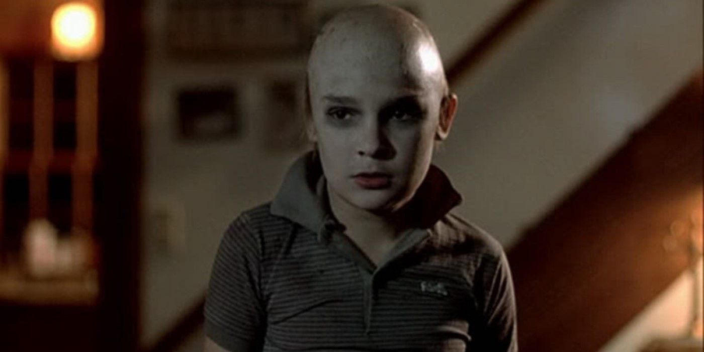 Cory Feldman as a bald Tommy Jarvis in &lsquo;Friday the 13th: The Final Chapter&rsquo;