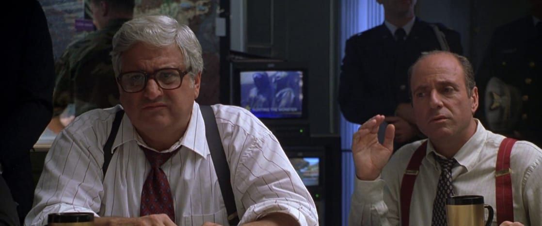 Mayor Ebert and Gene in Rolan Emmerich's Godzilla