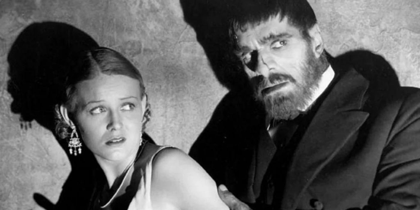 Gloria Stuart and Boris Karloff in The Old Dark House
