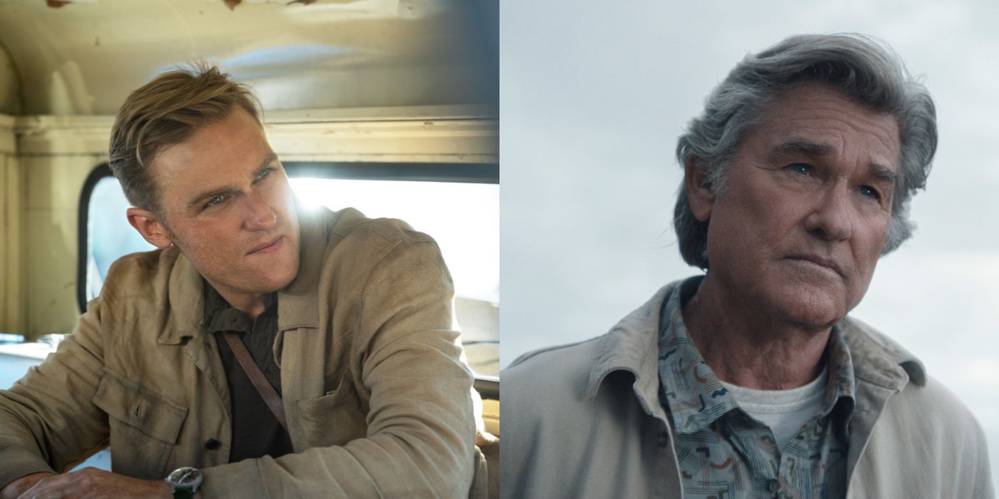 Wyatt and Kurt Russell as Lee Shaw in MOnarch: Legacy of Monsters
