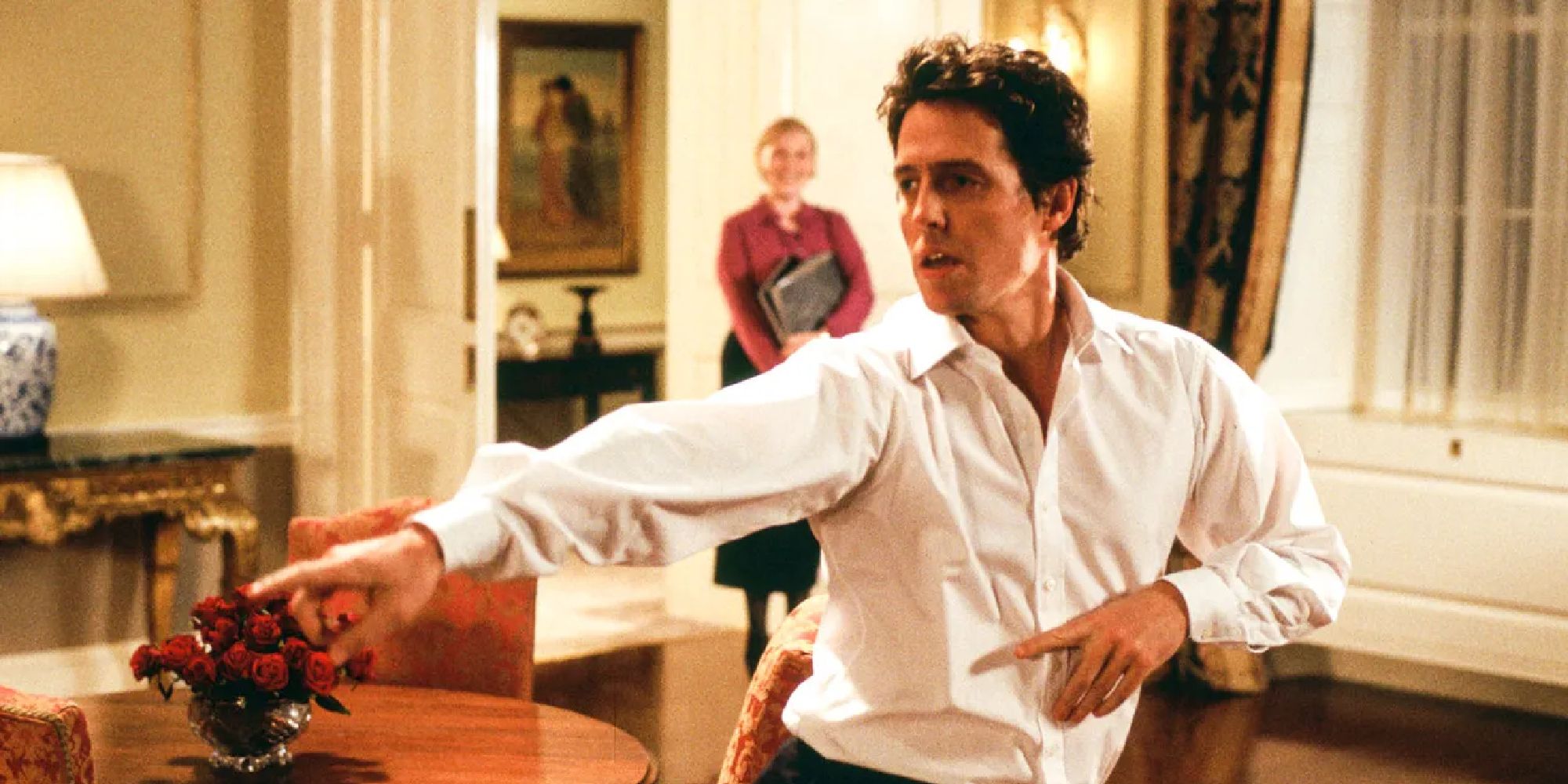 Hugh Grant in Love Actually