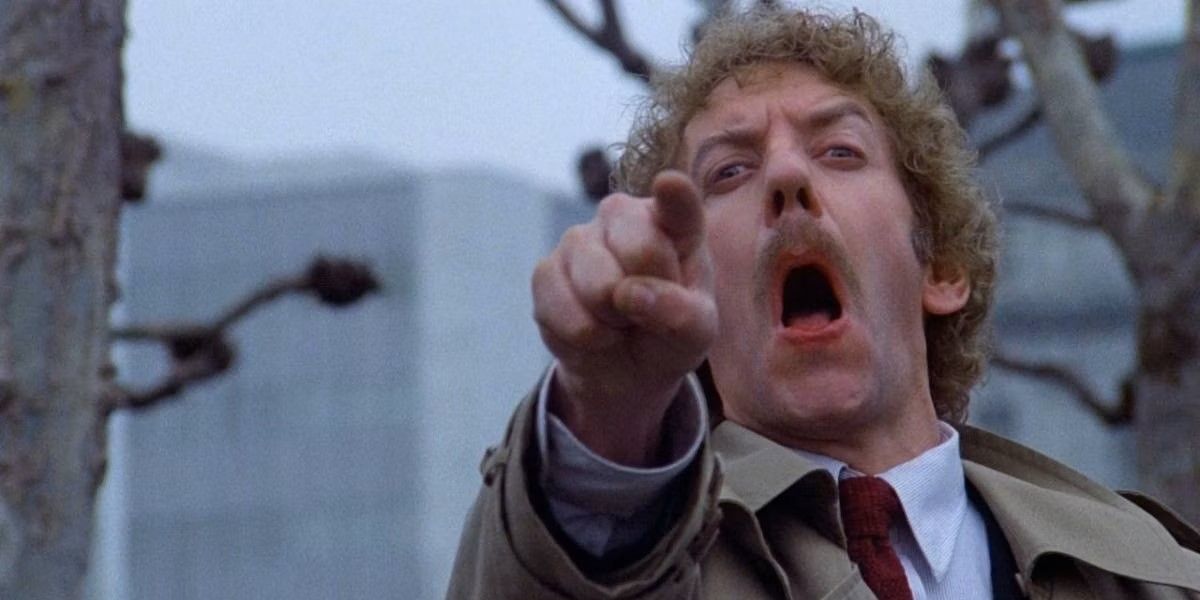 Donald Sutherland in 'Invasion of the Body Snatchers' shocking ending