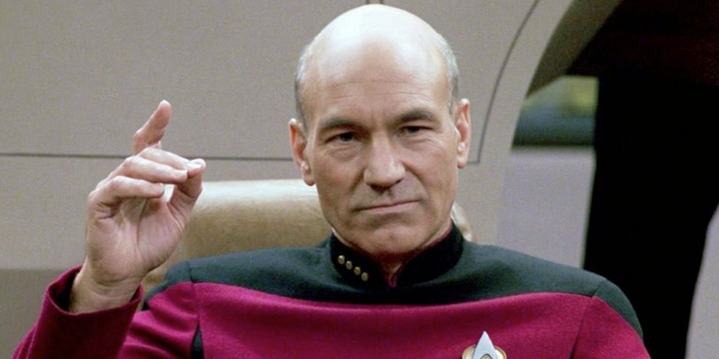 Patrick Stewart as Jean-Luc Picard in Star Trek: The Next Generation
