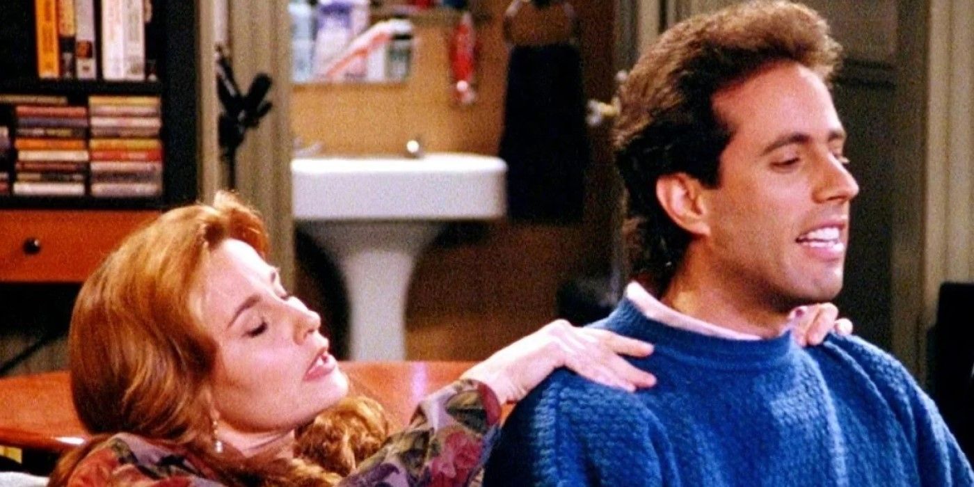 Jennifer Coolidge gives Jerry a massage on 'Seinfeld'