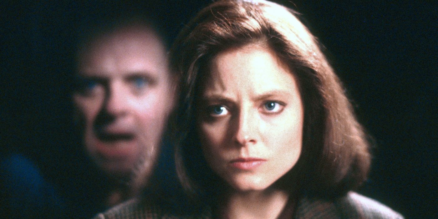 Jodie Foster and Anthony Hopkins in The Silence of the Lambs