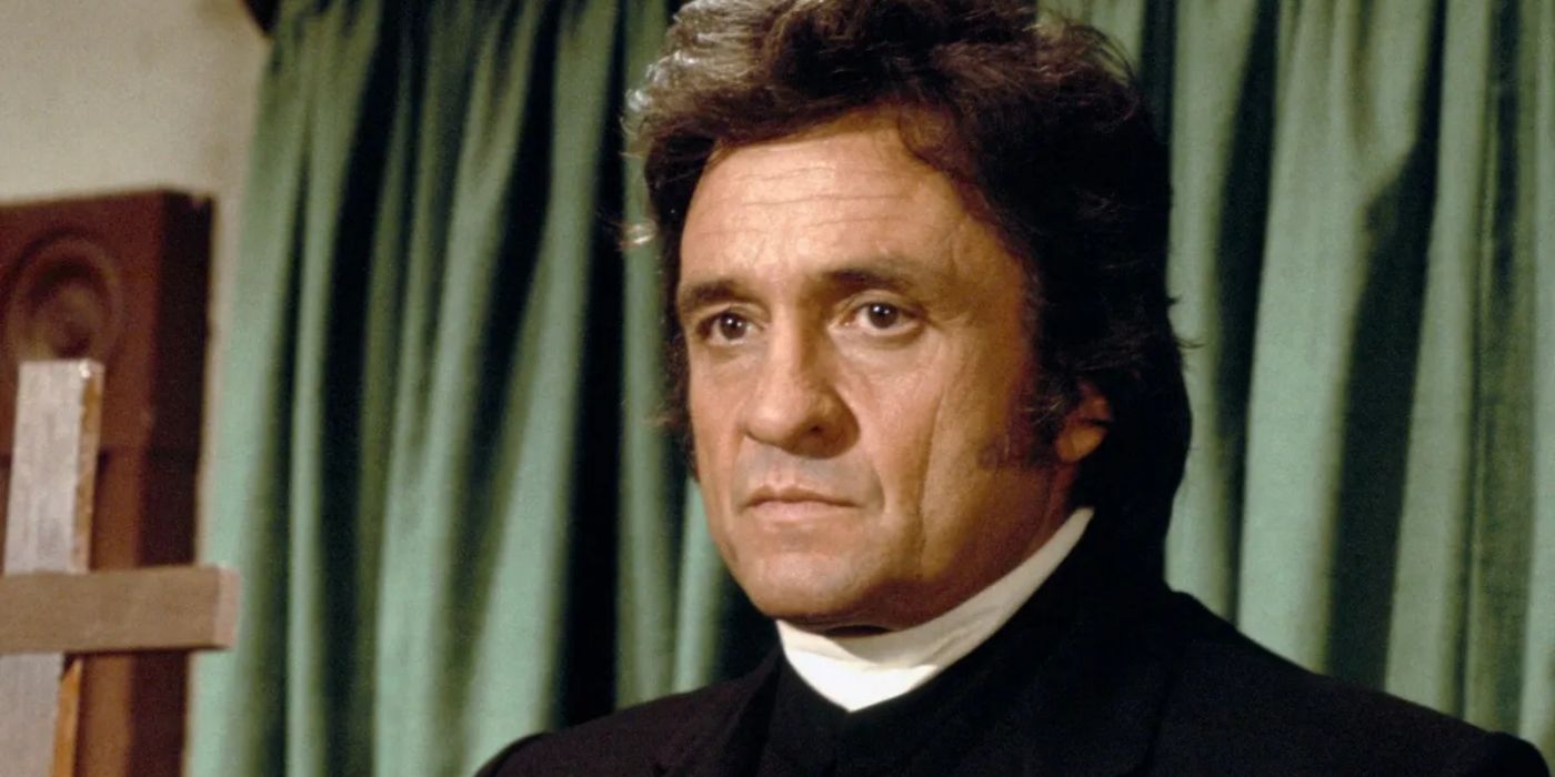 Johnny Cash as Caleb Hodgekiss in 