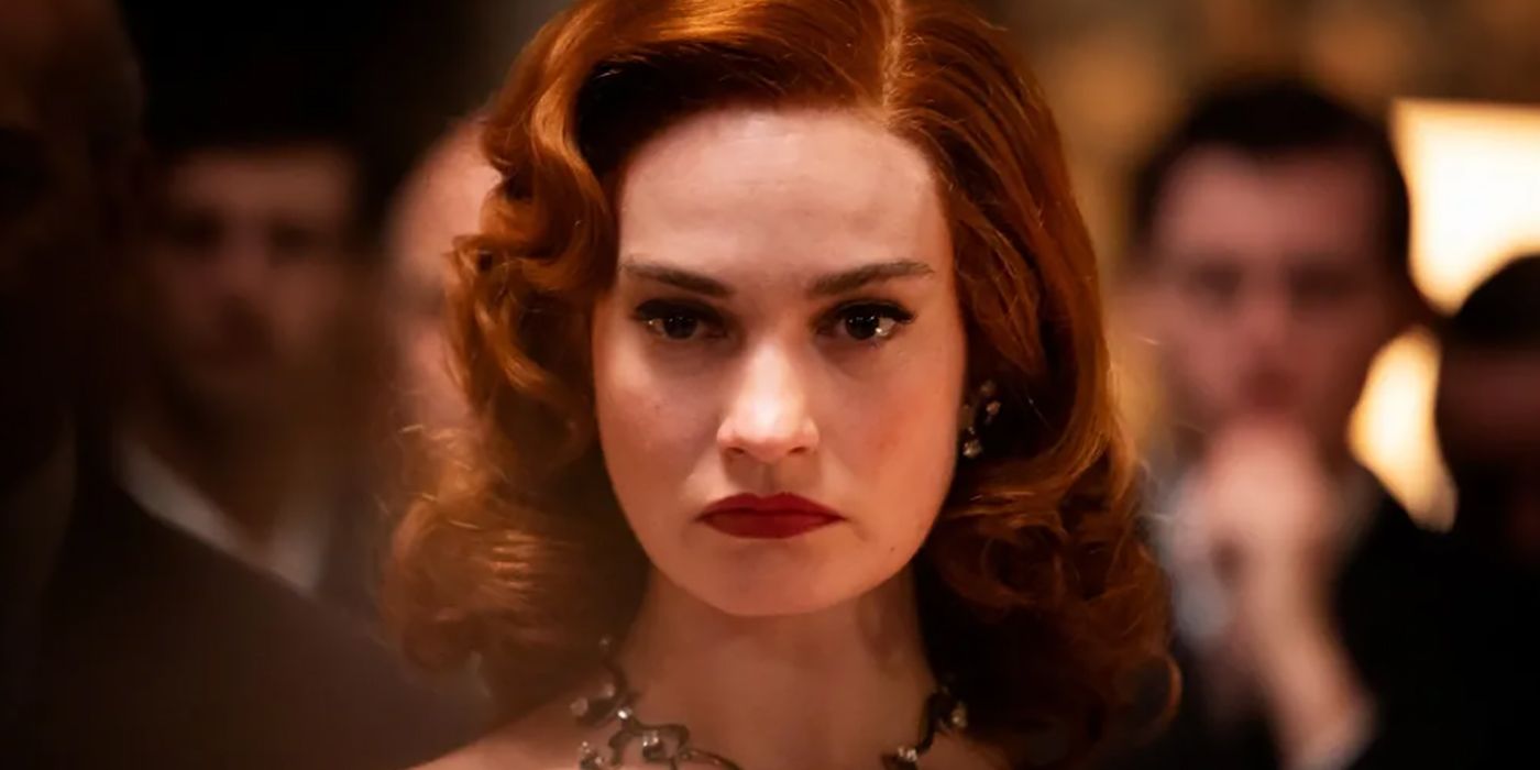 lily james in finally dawn